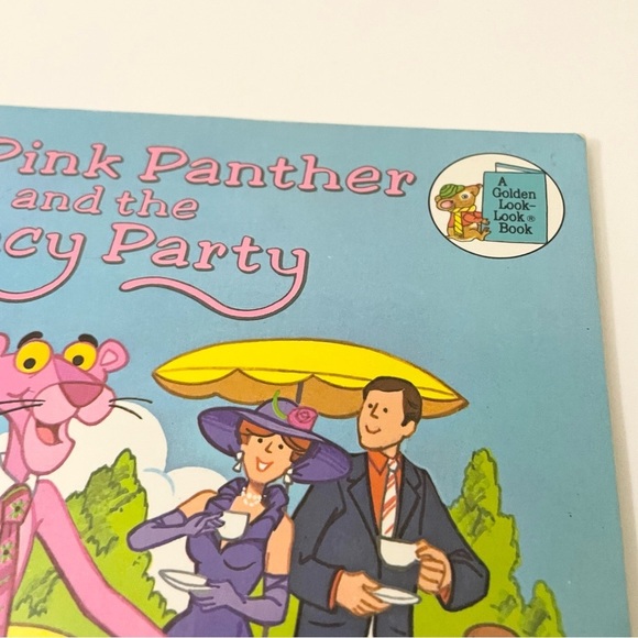 The Pink Panther and the Fancy Party Book A Golden Look Look Book - Picture 4 of 16